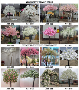 Arco de Flores de Cerezo Blanco Redondo de 7 y 8 Pies con Soporte Metálico para Decoración de Bodas y Eventos - Product Image 5