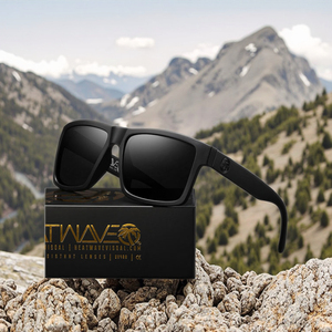 Novos Óculos de Sol Quadrados Heat Wave de Alta Qualidade com Lente Real Polarizada para Esportes ao Ar Livre Masculino - Product Image 2