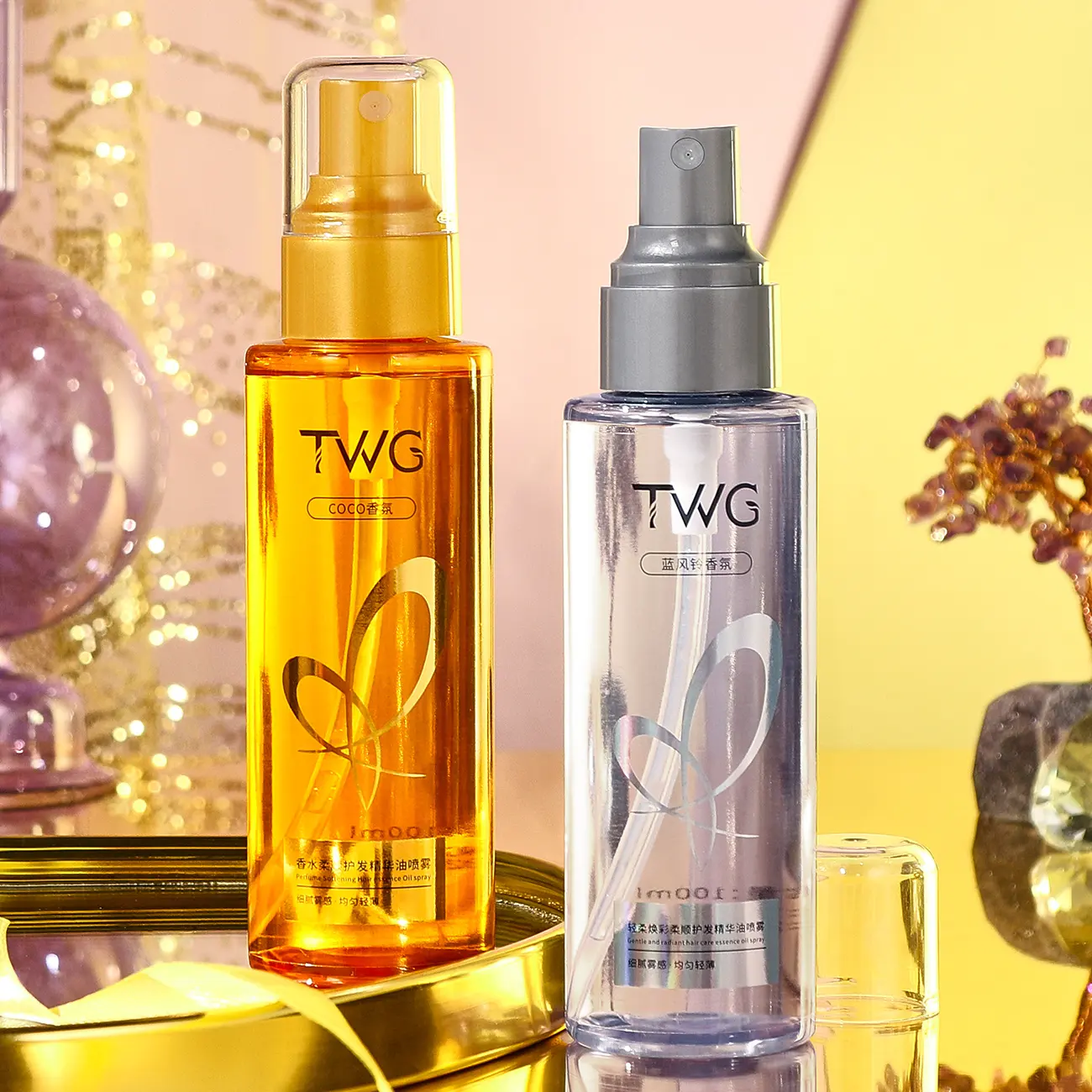 TWG Hair Glory Spray Soro nutritivo para cabelos Fragrância de longa duração hidratante anti-seco óleo de cabelo anti-frizz