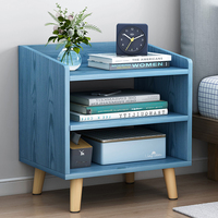 Table de chevet simple et moderne, petite table de chevet multifonctionnelle à succès pour la chambre à coucher, avec rangement et étagère