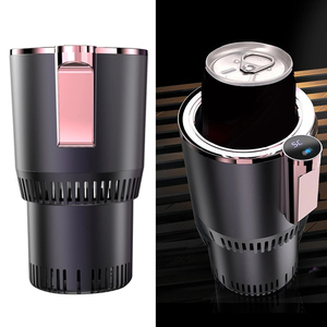 Support de tasse intelligent 2-en-1 chaud/froid pour voiture, mini-gobelet à écran tactile pour boissons, refroidissement/chauffage rapide à domicile, vente en gros - Product Image 1