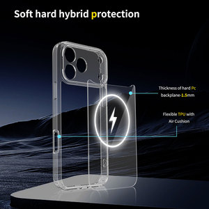 1.5mm Thin Clear Transparent Anti-scratch Mobile Phone Case for iPhone 18 17 Pro Max Individual Buttons Lens Protection - Product Image 3