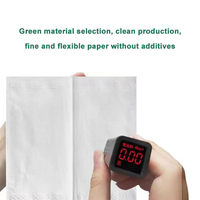 Papier toilette à haute absorption en pâte de bois vierge, écologique, jetable, en rouleaux pour hôtel et bureau