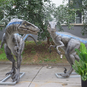Modelo <span class=keywords><strong>de</strong></span> Dinosaurio <span class=keywords><strong>de</strong></span> Simulación, Velociraptor Eléctrico <span class=keywords><strong>de</strong></span> 6 Metros, Dinosaurio Animatrónico Realista a Gran Escala para Parque Temático - Product Image 1