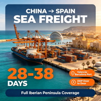 Fournisseur Professionnel de Logistique Internationale, Expédition Maritime DDP Porte à Porte, Service FBA de Chine vers l'Italie