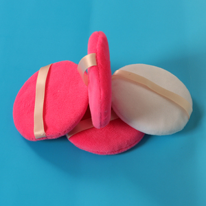 Hoàn toàn làm bằng tay khâu Puff Kết Cấu Chất lượng cao màu sắc khác nhau cạnh công ty cảm thấy thoải mái bột Puff - Product Image 3