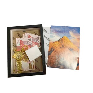 Hidden <b>Photo</b> Frame <b>Storage</b> <b>Box</b> Rectangle Wall Mounted Jewelry And Accessories Organizer Customizable Thickness Engraving - Product Image 1