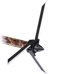 6 piezas de puntas de caza para arco de 120 granos, de acero inoxidable 420, con 3 hojas fijas, para <span class=keywords><strong>arcos</strong></span> compuestos y recurvos, afiladas como un cuchillo - Product Image 5