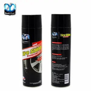 Manufacturer OEM Service Car Tire Polish Long Lasting Car Tire Shine Spray 650ml Cleaning for Car Tyre shine spray
