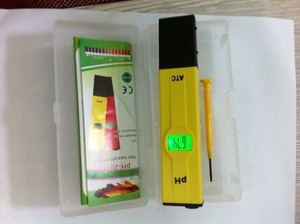 Penjualan laris pena Digital portabel tipe pena akurasi tinggi tahan air <span class=keywords><strong>PH</strong></span> <span class=keywords><strong>Meter</strong></span> EC <span class=keywords><strong>Meter</strong></span> instrumen dengan cahaya hitam dengan suhu - Product Image 5