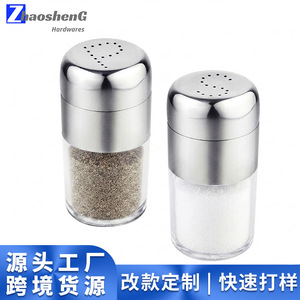 Stainless Steel <b>Spice</b> <b>Jar</b> With Hole Lid Food Grade Salt Pepper Dispenser Kitchen Use - Product Image 4