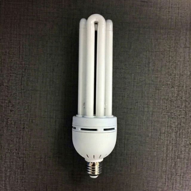 CFL Lamp E27 4U 50W 6000K Daylight Alert 80lm/W 8000 Hours CRI 80 AC 220V 2-Year Warranty Plastic