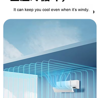 Déflecteur d'air AC manuel réglable pour climatiseurs divisés Gamme de tailles 560-1020mm Améliore la circulation de refroidissement et de chauffage