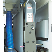 Ponceuse verticale à tête unique haute précision pour la finition de la laque, avec moteur et roulement, pour la production de bois et de MDF