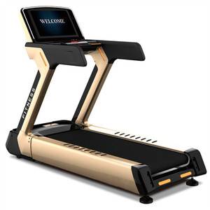 Equipo de Gimnasio en Oferta, Caminadora Eléctrica con Pantalla Táctil LCD y Seguimiento de Frecuencia Cardíaca para Fisicoculturismo - Product Image 1