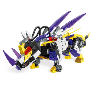 Kai Zhi Ji Xie <span class=keywords><strong>Beast</strong></span> Charge Lone Wolf, Bloques <span class=keywords><strong>de</strong></span> Construcción Educativos con Función <span class=keywords><strong>de</strong></span> Lanzamiento, Juguete <span class=keywords><strong>de</strong></span> Plástico Unisex para Niños - Product Image 5