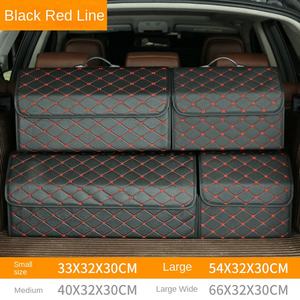 กล่องเก็บของพับได้สำหรับรถหนังอเนกประสงค์อุปกรณ์ตกแต่งท้ายรถ - Product Image 6