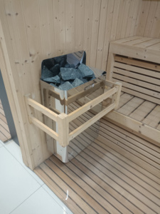 Chauffe-sauna électrique <span class=keywords><strong>Harvia</strong></span> the Wall 4,5-9 kW |   Poêle de sauna sec en acier inoxydable pour salles de sauna domestiques et commerciales - Product Image 5