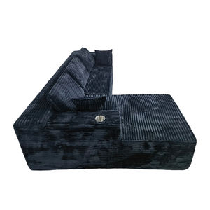 Canapé-lit en mousse à mémoire de forme en sections sans os, haute densité, compressé sous vide, pour salon, avec porte-gobelets - Product Image 3