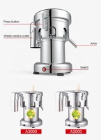HR-A3000 Fruits processeur de légumes extracteur de jus de gingembre en acier inoxydable presse-agrumes presse-agrumes blanc A3000
