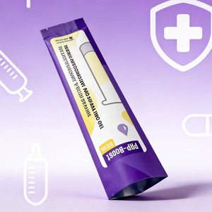 Sachets Ziplock Personnalisés en Plastique à Scellage 3 Côtés, Jetables, pour Produits Capillaires – Vente Chaude - Product Image 2