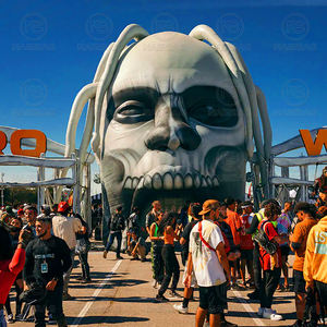 โมเดลหัวสกอตต์แบบพองลมขนาดใหญ่สำหรับตกแต่งคอนเสิร์ต20FT 26ft ออกแบบได้ตามต้องการ28ft 30ft กลางแจ้ง - Product Image 4