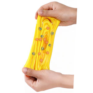 Slime de Abeja Amarillo con Logotipo Personalizado, Slime Cristalino Suave de Secado al Aire, Arcilla Superligera, Mezcla de Slime Colorida, Juguete Divertido para Niños - Product Image 2