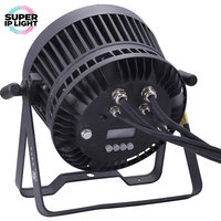 Projecteur LED Par étanche 54x3W RGBW 4-en-1 IP65 sans ventilateur silencieux DMX512 pour éclairage de scène extérieur, discothèque et spectacle