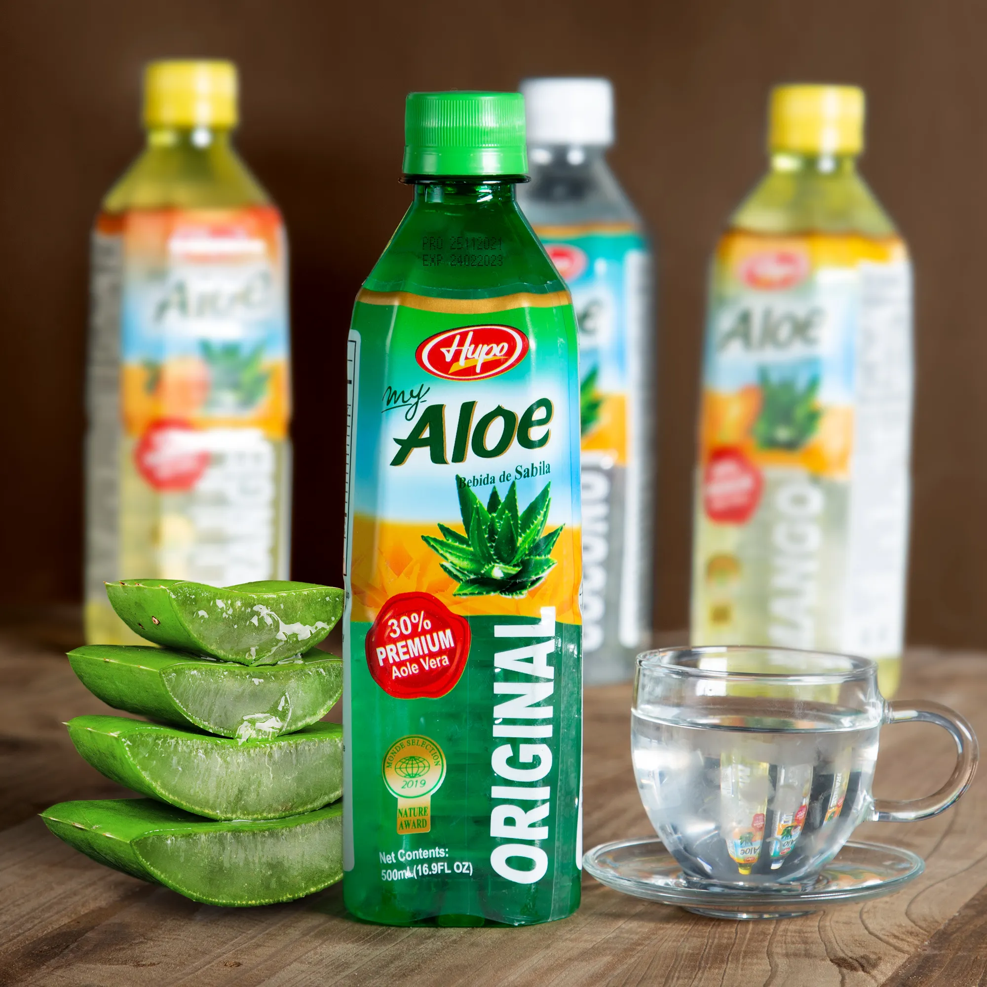 Prezzo di fabbrica sana bevanda analcolica Aloe vera bere succo con polpe naturali puri halal