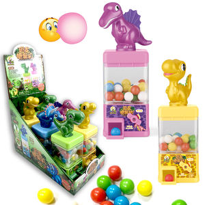 Mini dispensador de dulces de dinosaurio, juguete con sonido y luz, máquina de dulces de goma - Product Image 1