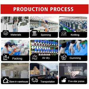 قفازات مطاطية/لاتكس واقية للعمل عالية الجودة ورخيصة الثمن، قفازات مطلية باللاتكس للبناء والأعمال الشاقة - Product Image 5