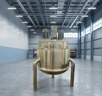Cuve de mélange en acier inoxydable à chauffage électromagnétique automatisé de qualité alimentaire