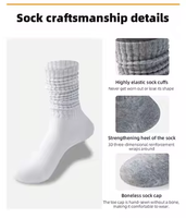 Chaussettes de ski Chaussettes à bulles en tricot épais pour hommes et femmes Chaussettes chaudes et longues pour la protection des jambes Chaussettes à poils pour la saison d'automne