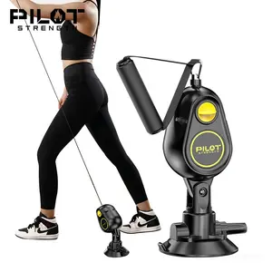 2021 Piloten sport Aerobis Steel Weight Gym Fitness Resistance Abgehängte Wand halterung Riemens cheibe Endless Rope Trainer