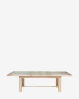 Table à manger en bois massif de chêne antique durable de haute qualité avec pieds en treillis, table de bureau