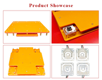 Kit de Soporte para Celda de Carga de Puente Completo HY-928 4x5kg, Plataforma de Pesaje de Baquelita de 200x200mm, Máx. 20kg, para Báscula Electrónica