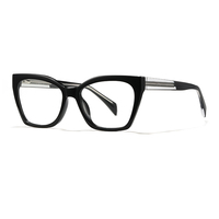 Montures de lunettes anti-lumière bleue pour femmes, modèle TR90 personnalisable 2026, avec branches à âme métallique intégrée