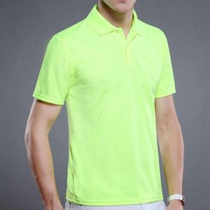 Promoción logotipo personalizado Color sólido blanco liso en poliéster bordado lavado camiseta algodón camisetas Polo para hombre - Product Image 2