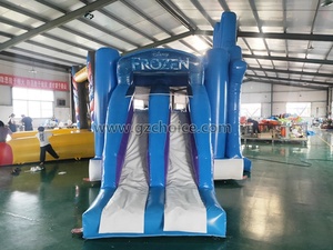 Casa hinchable inflable personalizada de grado comercial de nuevo estilo <span class=keywords><strong>Castillo</strong></span> hinchable congelado con tobogán para que los niños jueguen en invierno - Product Image 3