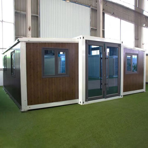 บ้านสำเร็จรูปแผงแซนวิชทำจากตู้คอนเทนเนอร์แบบขยายได้สำหรับโรงแรมโรงแรม20FT หรูทันสมัยและ40FT - Product Image 1