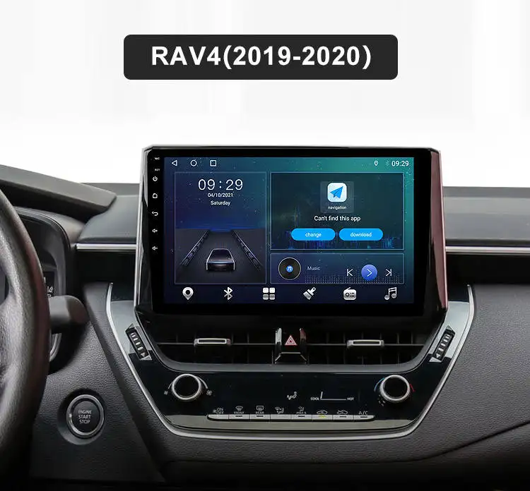도요타 RAV4 2019-2020 2021 2022 2023 터치 스크린 자동차 전자 자동차 안드로이드 네비게이션 스테레오 라디오 dvd 플레이어