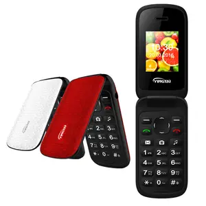 Klein Formaat Eenvoudig Te Gebruiken 1.77 Inch Dual Sim 2G Functie Mobiele Telefoon Voor Ouderen