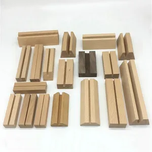 Soporte de madera maciza personalizado, varios tamaños, venta al por mayor