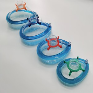 Mascarilla de Anestesia de PVC Suave de Alta Calidad, con Cojín Hermético, Libre de <span class=keywords><strong>DEHP</strong></span>, Desechable - Product Image 6