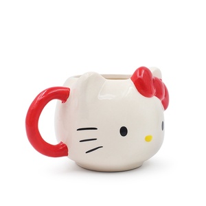 Taza Ecológica Creativa con Diseño de Gato, Adorable y Elegante, con Lazo, para Niños, 3D, para Publicidad y Promoción - Product Image 2