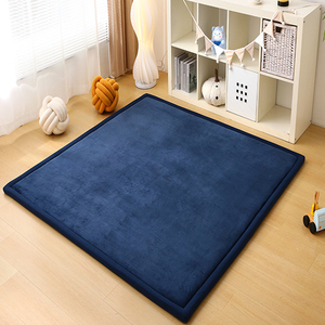 Tapis tatami en mousse à mémoire de forme épaisse en <span class=keywords><strong>velours</strong></span> corail personnalisé pour enfants, facile d'entretien, antidérapant, doux et à haute densité pour bébé et tout-petit - Product Image 6