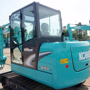 Excavatrice d'occasion <span class=keywords><strong>de</strong></span> bonne qualité Kobelco SK60, excavatrices sur chenilles <span class=keywords><strong>de</strong></span> 6 tonnes, <span class=keywords><strong>mini</strong></span>-excavatrices d'occasion, moteur d'origine - Product Image 1