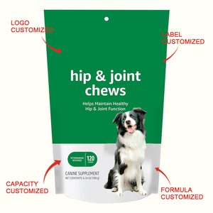 Golosinas Masticables Suaves <span class=keywords><strong>para</strong></span> el Mantenimiento Diario de las Articulaciones de <span class=keywords><strong>Perros</strong></span>, con Glucosamina, MSM y Condroitina, <span class=keywords><strong>para</strong></span> la Movilidad, 120 Unidades en Bolsa - Product Image 2