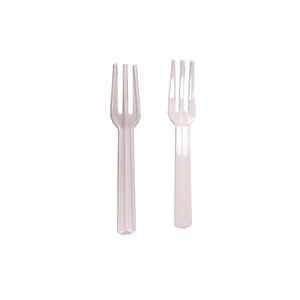 Export Korea Disposable Ps <b>Mini</b> Fork Individual Wrapped Salad <b>Black</b> Plastic Forks - Product Image 1