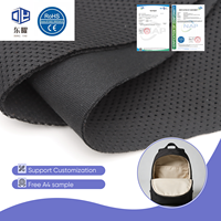 Tissu en maille sandwich 3D en polyester, résistant à l'usure, pour produits pour animaux de compagnie, doublure de bagages, sacs de rangement